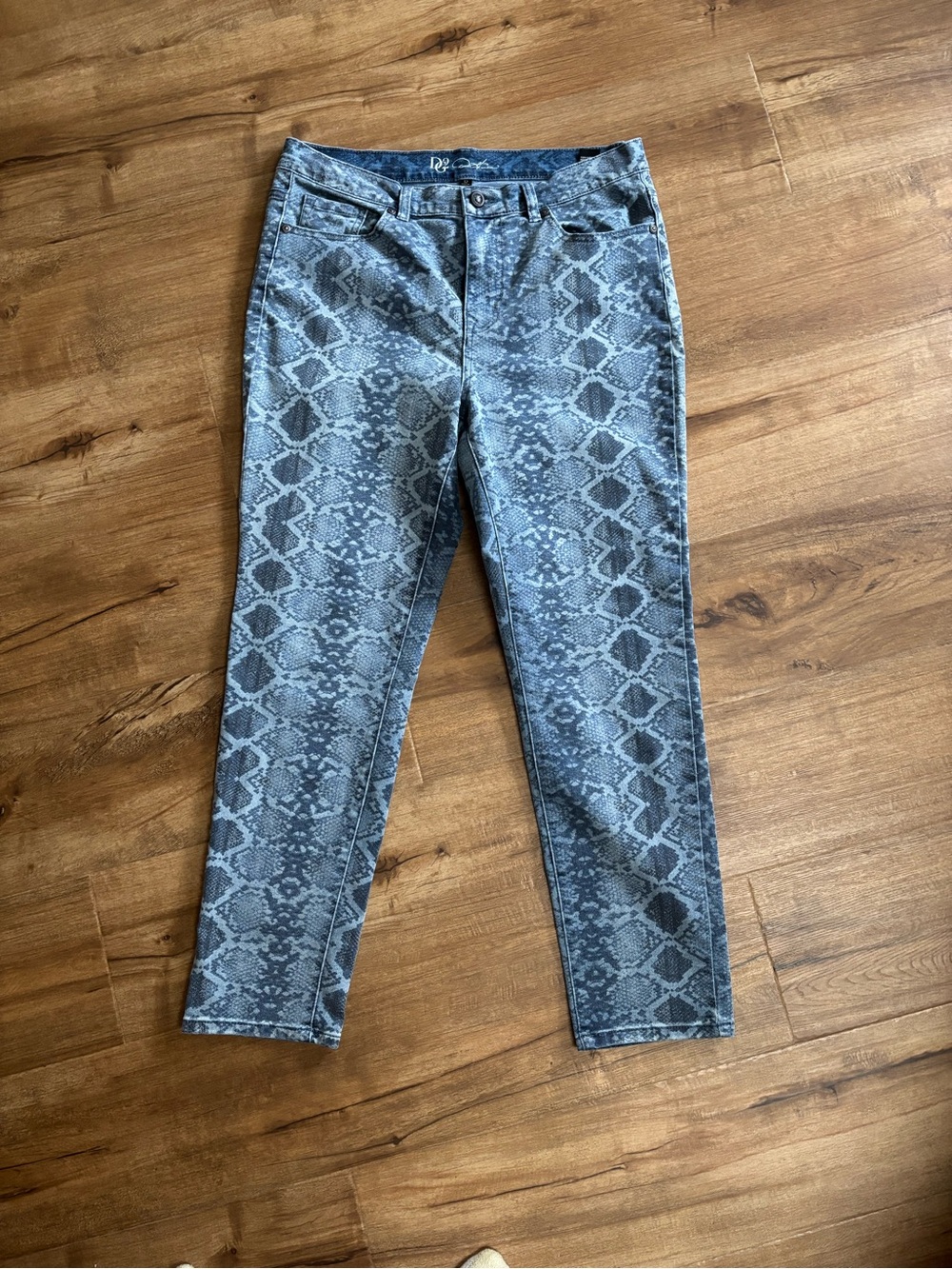 DG2 Snake Print Jeans Sz 12